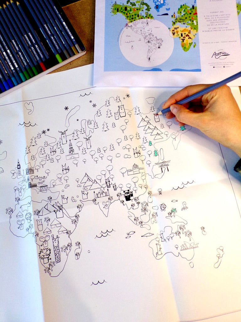 le monde des Animooz à colorier - format XXL