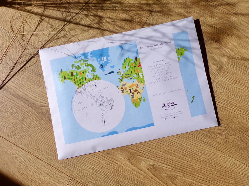 le monde des Animooz à colorier - format XXL