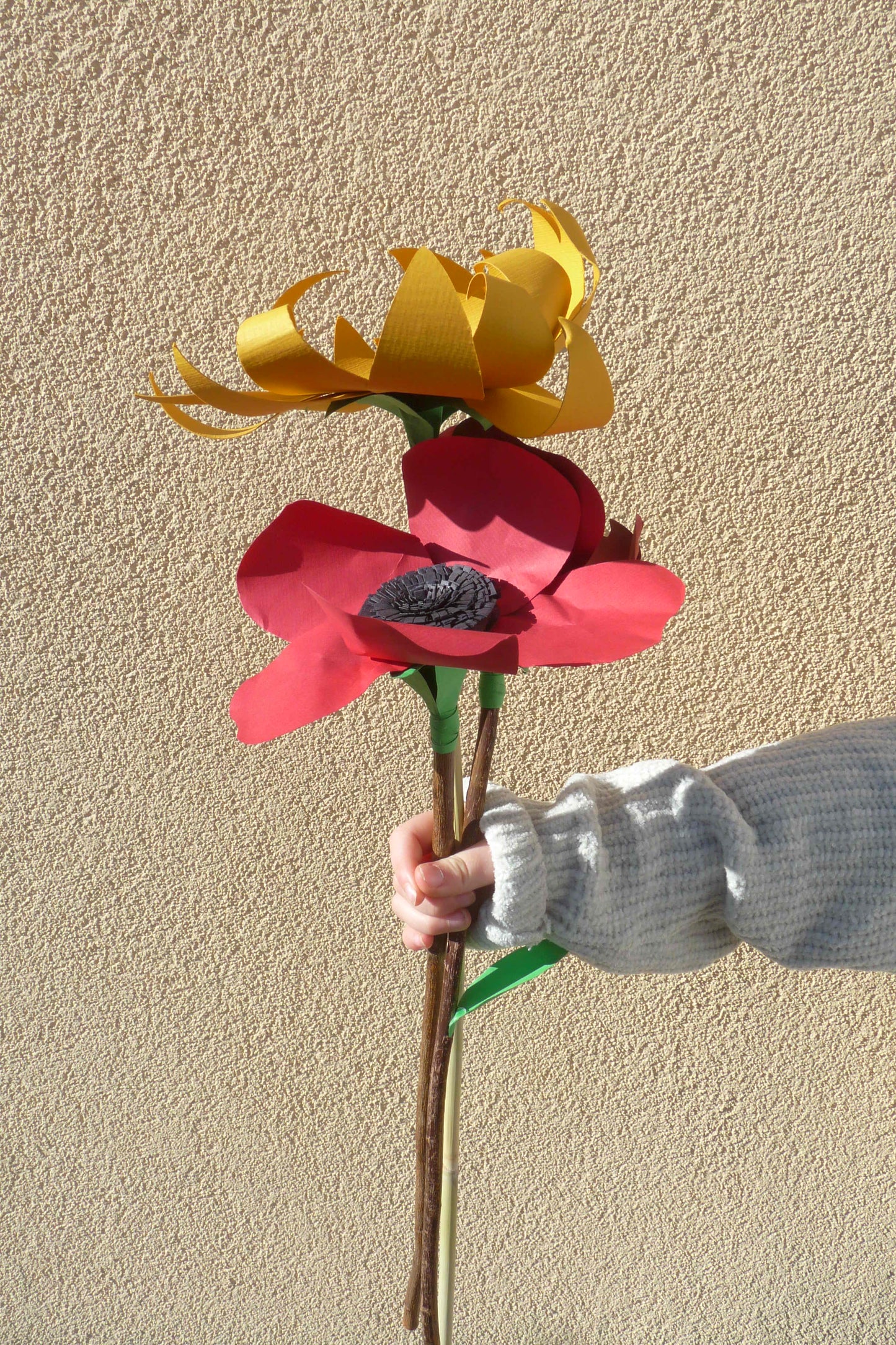 ATELIER CRÉATIF - bouquet de fleurs en papier